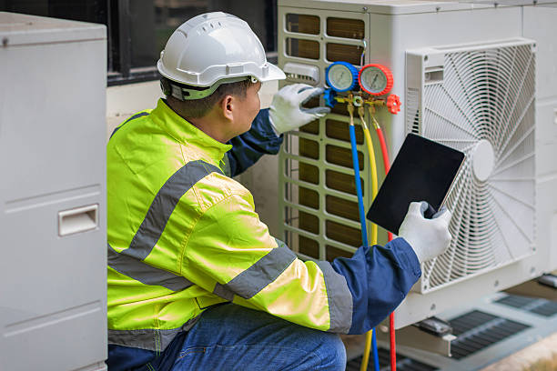 Professional Heat Pump Repair technician working in Milford, PA